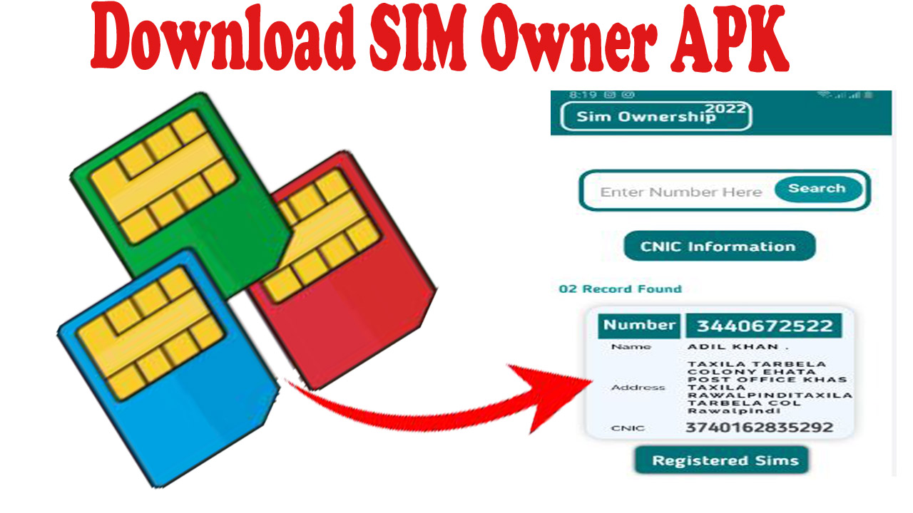  SIM Owner Details APK 2024 | Check All Network SIM Owner Details