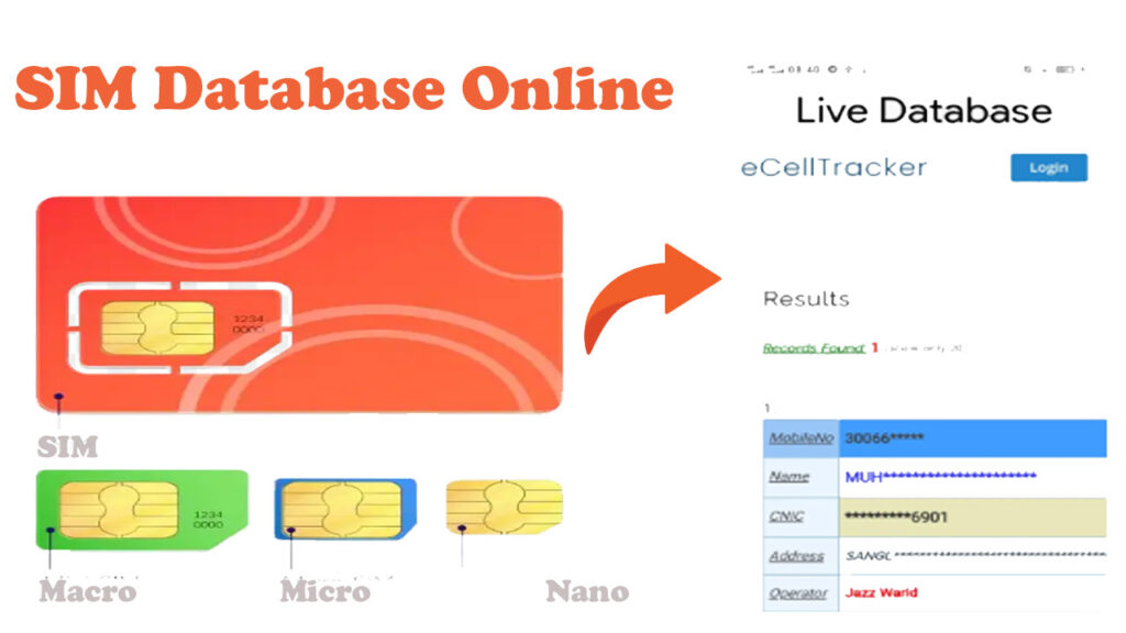 SIM Database Online 2024 | Check SIM Owner Data