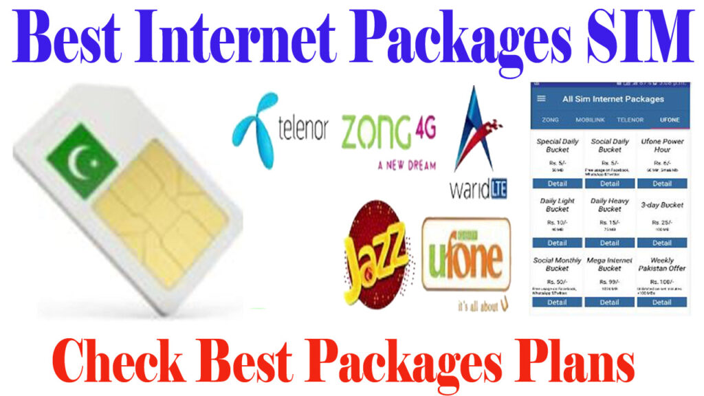 Best Internet Packages SIM 2024 in Pakistan